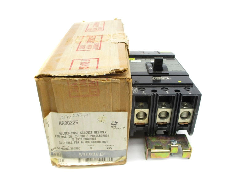 SQUARE D KA36225 SER. 2 600VAC 225A NSMP