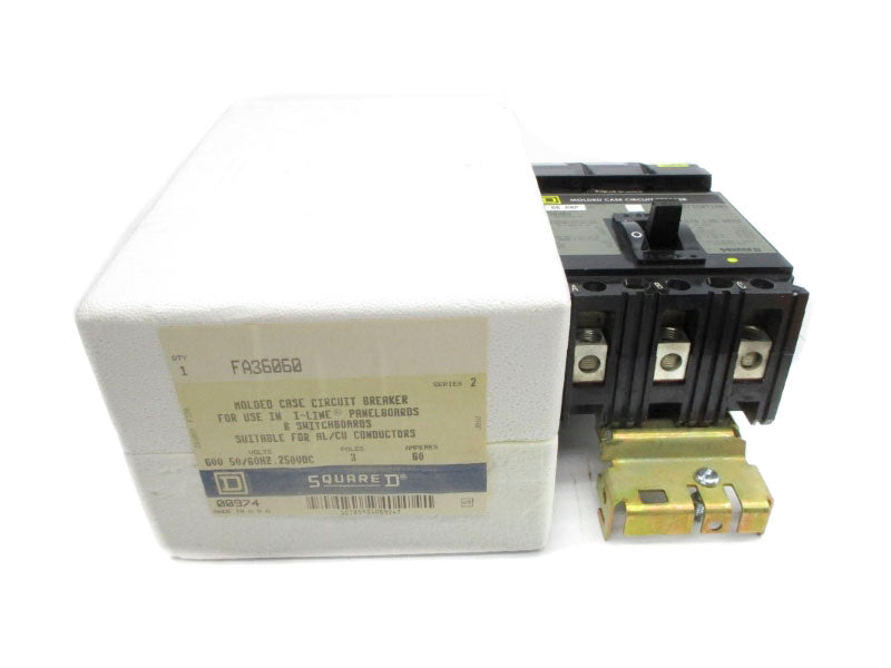 SQUARE D FA36060 SER. 2 600VAC 60A NSMP