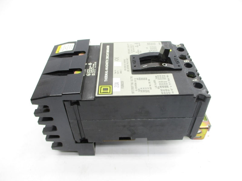 SQUARE D FA36020 SER. 2 600VAC 20A NSMP