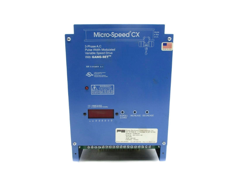 POWER ELECTRONICS M1046CXH 460VAC 16.5A (AS PICTURED) NSNP