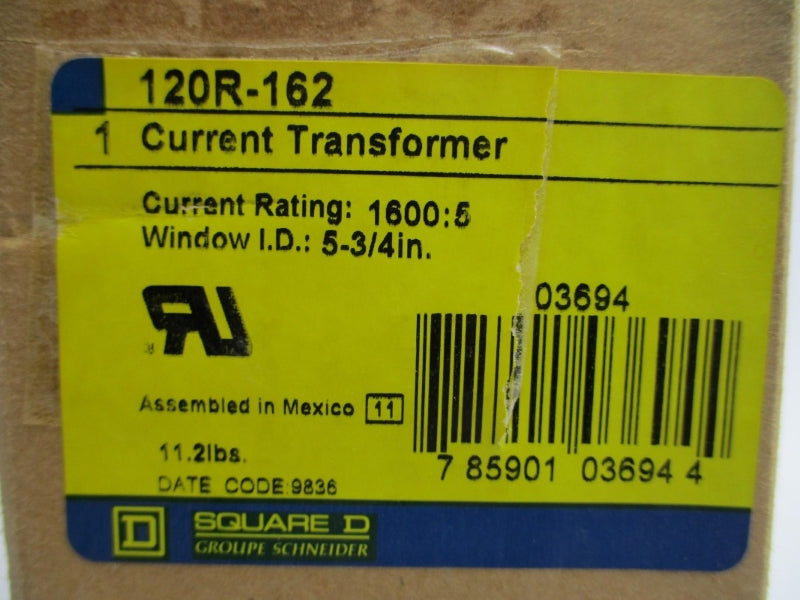 SQUARE D 120R-162 600V NSMP