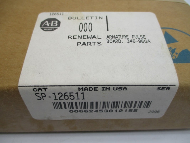 ALLEN BRADLEY SP-126511 346-980A NSMP