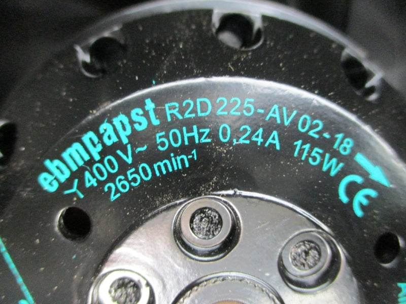 EBMPAPST R2D225-AV02-18 400V 0.25A NSNP