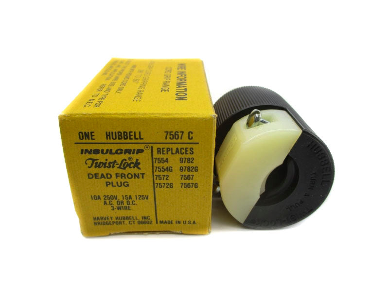 HUBBELL 7567C 250VAC 15A NSMP