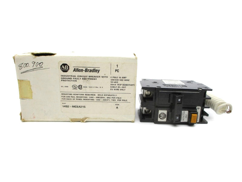 ALLEN BRADLEY 1492-MCEA215 SER. A 120/240VAC 15A NSMP