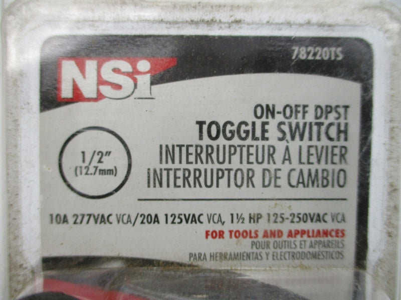 NSI 78220TS 125-250VAC 20A NSMP