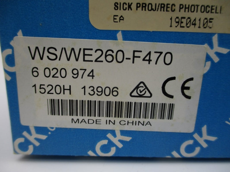 SICK WS/WE260-F470 6020974 10-30VDC 0.1A NSMP