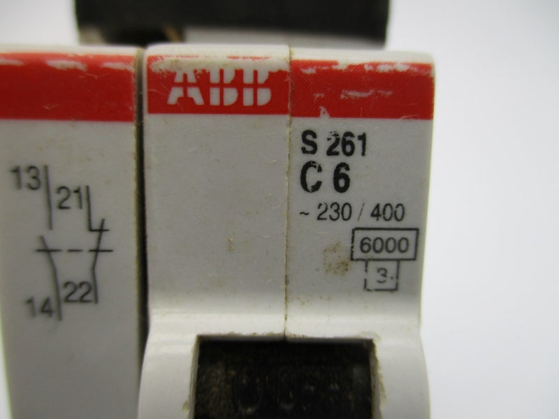 ABB S261C6 230/400V 6A UNMP