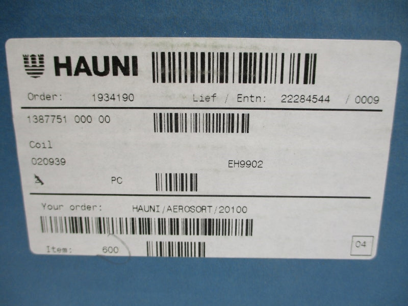 HAUNI 6679070F100G NSMP