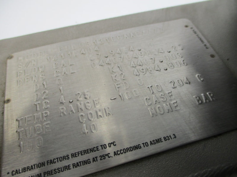 MICRO MOTION F050S131CCAAEZZZZ 17.3V -100'-+204'C UNMP