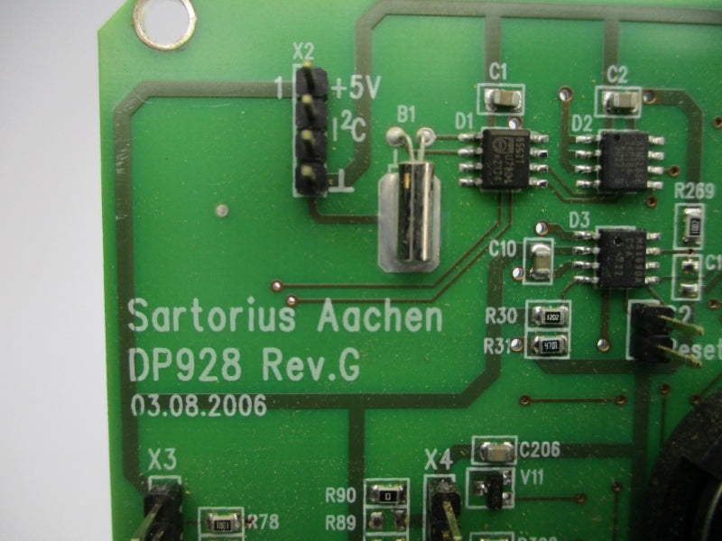 SARTORIUS AACHEN DP928 REV. G UNMP