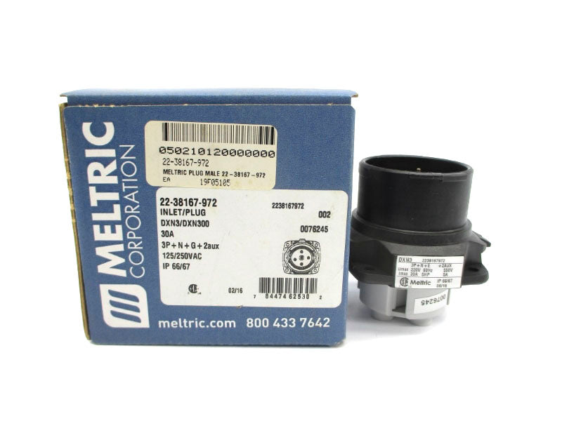 MELTRIC DXN3 22-38167-972 125/250VAC 30A NSMP