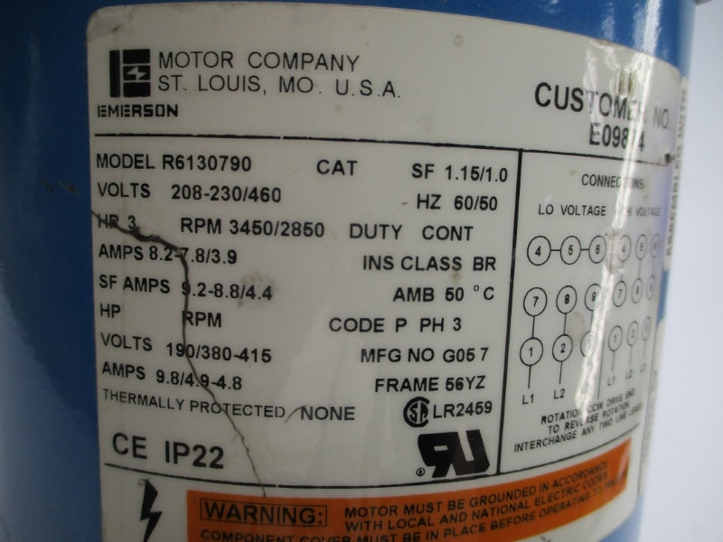 GOULDS PUMPS 1ST1H2A4 NPE  208-230/460V 8.2-7.8/3.9A UNMP