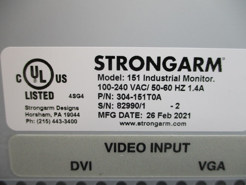 STRONGARM 304-151T0A 151 100-240VAC 1.4A NSNP