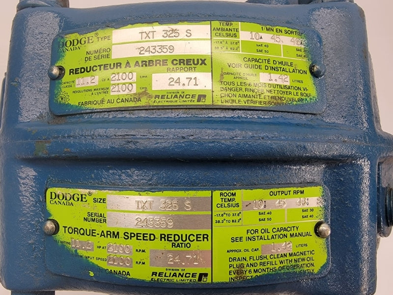 DODGE TXT325S 243359 UNMP