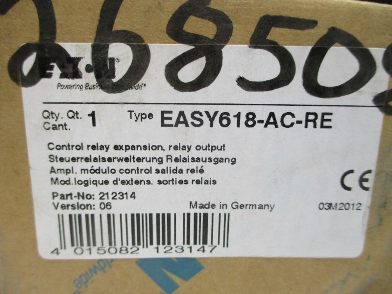 EATON EASY618-AC-RE 212314 85-264VAC 10A NSMP