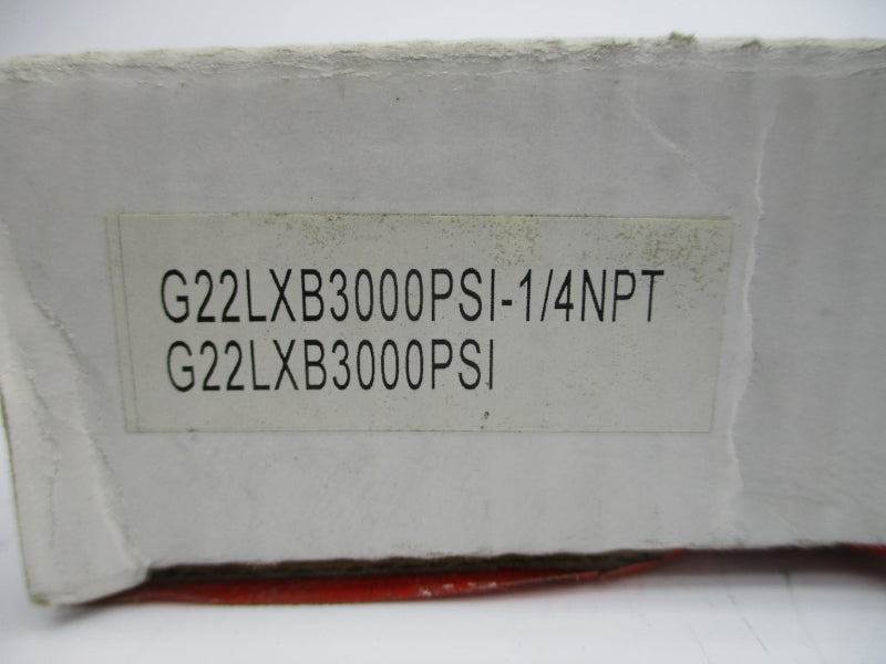 HY SPEC G22LXB3000PSI 0-3000PSI 1/4" NSMP