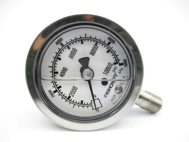 ASHCROFT 63-1008-SL-02L-10000#/KP-XGV 10000PSI NSMP