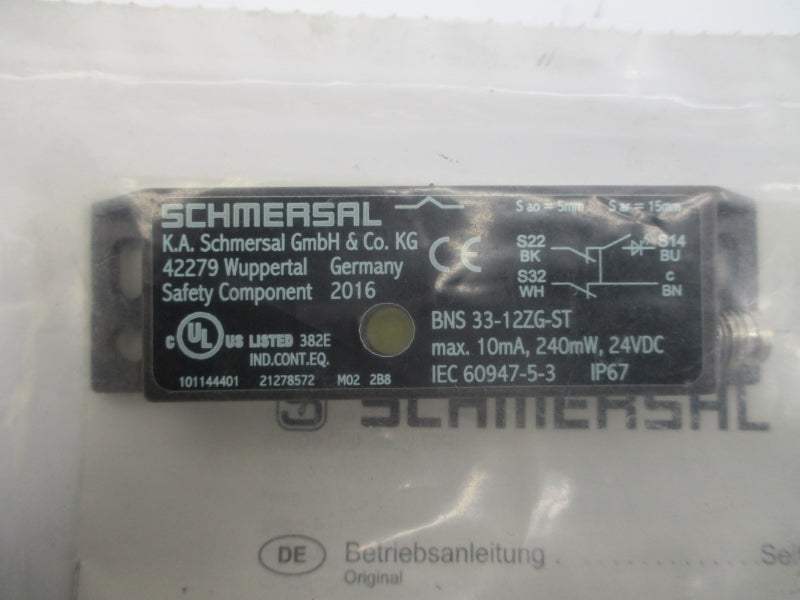 SCHMERSAL 101144401 BNS33-12ZG-ST 24VDC NSMP