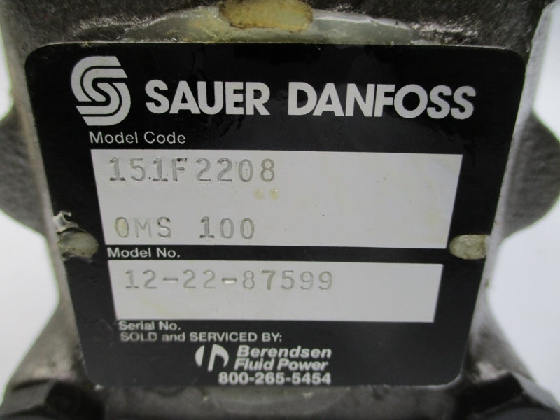 SAUER DANFOSS 151F2208 OMS100 NSNP