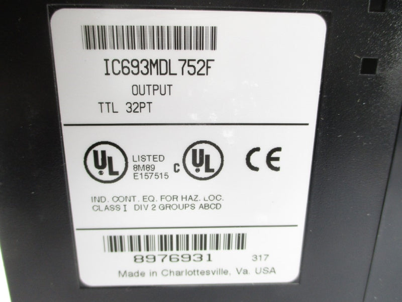 FANUC IC693MDL752F 12/24VDC 0.5A NSMP