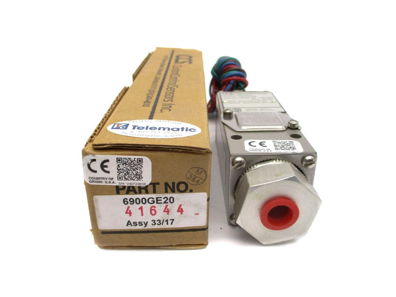 CUSTOM CONTROL SENSORS 6900GE20 300-1000PSI NSMP