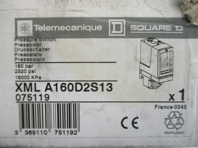 TELEMECANIQUE XMLA160D2S13 240V 1.5A 2320PSI NSMP