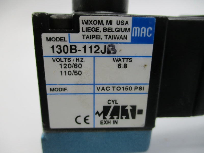 MAC 130B-112JB 110/120V 150PSI NSNP