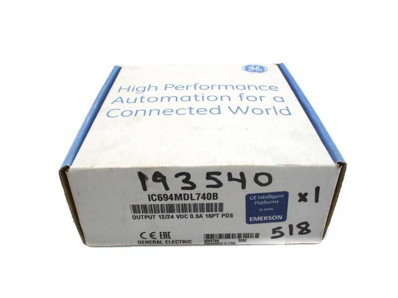 GENERAL ELECTRIC IC694MDL740B 12/24VDC 0.5A NSFS