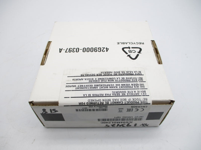 EMERSON IC694MDL240C 120VAC NSFS