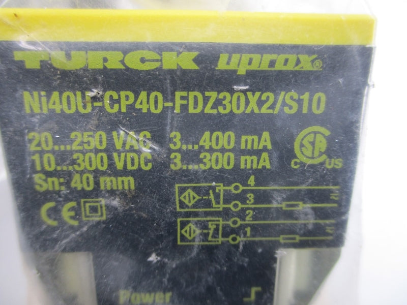 TURCK NI40U-CP40-FDZ30X2/S10 4280801 20-250VAC NSMP
