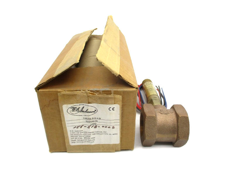 W.E. ANDERSON V6EPB-B-D-4-B 125/250VAC 5A NSMP
