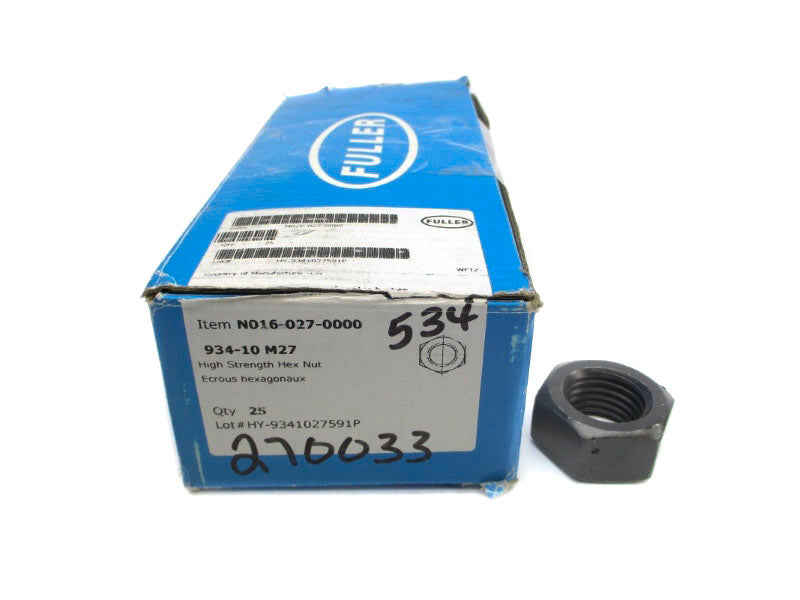 FULLER N016-027-0000 934-10M27 (PKG OF 25) NSMP