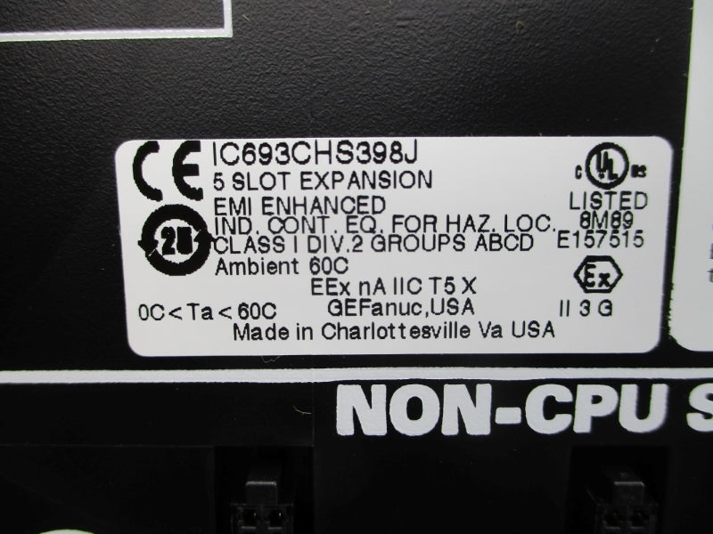 GE FANUC IC693CHS398J NSMP