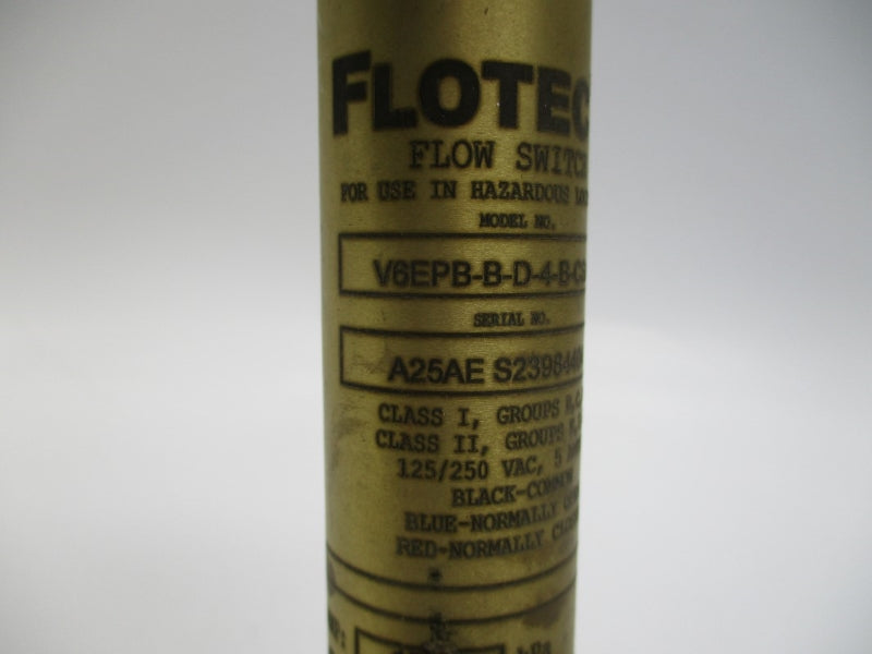 FLOTECT V6EPB-B-D-4-B-CSA 125/250VAC 5A NSNP
