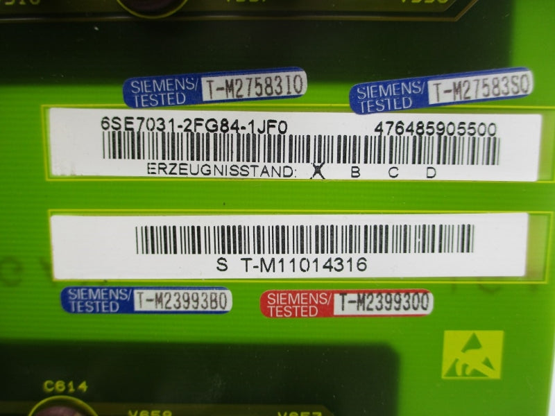 SIEMENS 6SE7031-2FG84-1JF0 NSMP