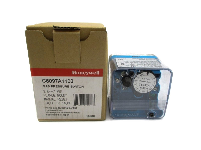 HONEYWELL C6097A1103 120-240VAC 5.0A 1.5-7PSI NSMP