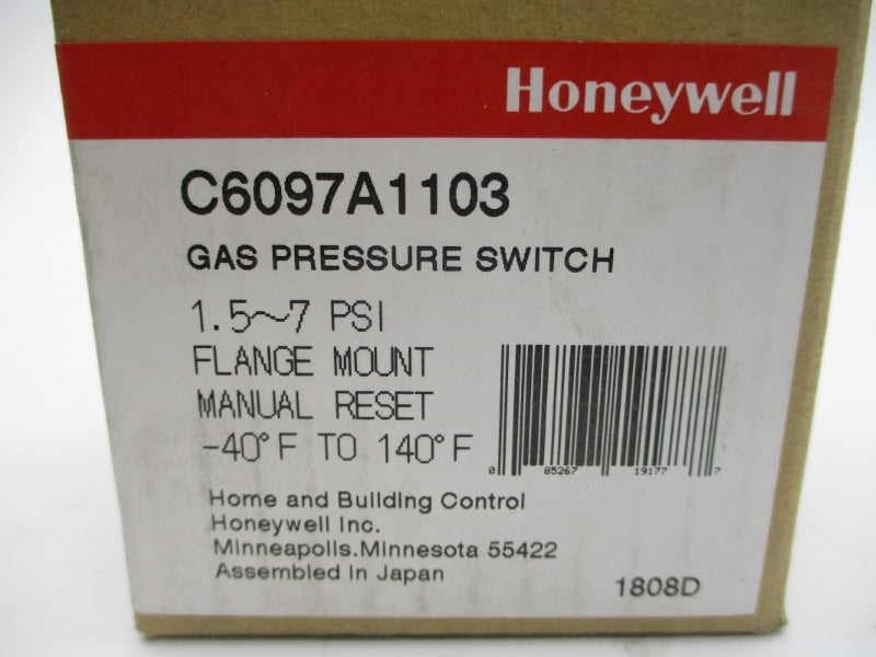 HONEYWELL C6097A1103 120-240VAC 5.0A 1.5-7PSI NSMP
