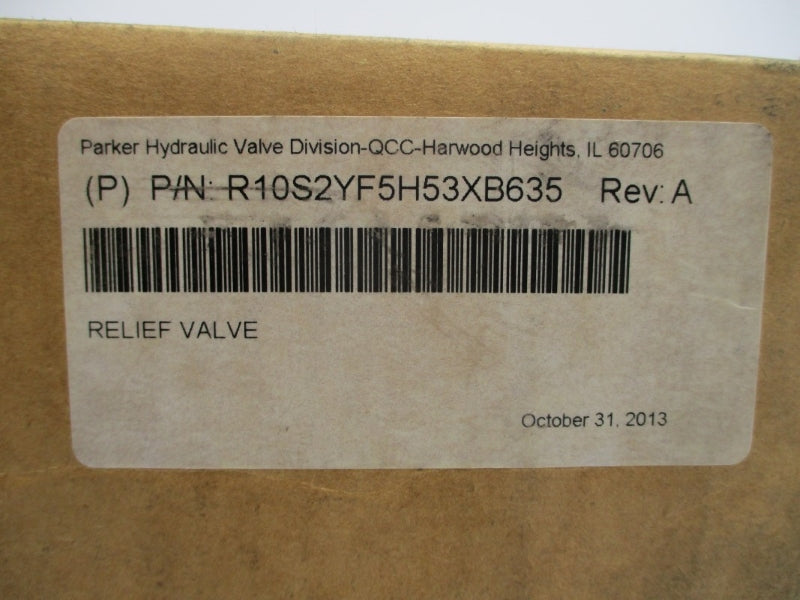 PARKER R10S2YF5H53XB635 NSFS