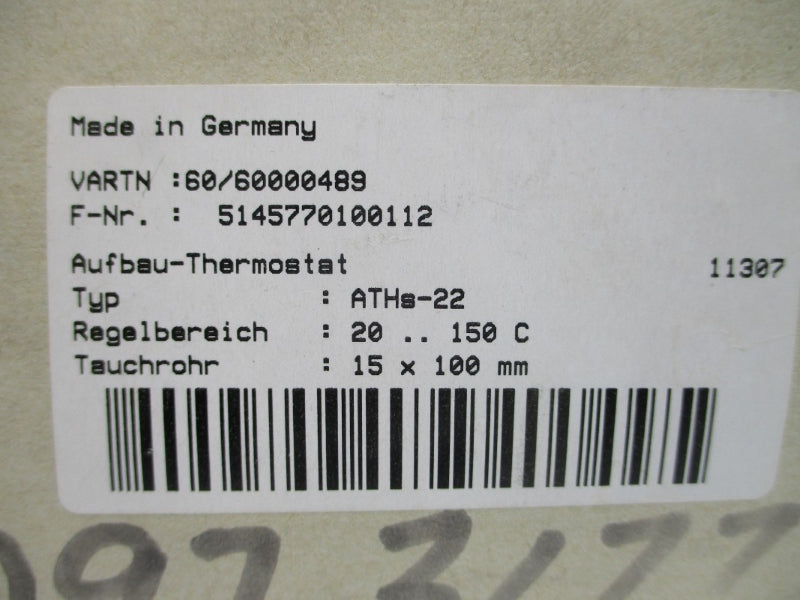 JUMO ATH-22 230VAC 10A 20-150'C NSMP