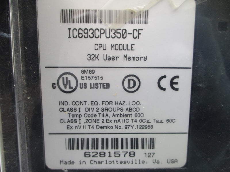 FANUC IC693CPU350-CF NSFS