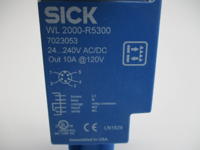 SICK WL2000-R5300 7023053 24-240VAC/DC 10A NSMP