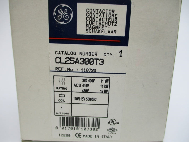 GENERAL ELECTRIC CL25A300T3 110/115V 45A NSMP