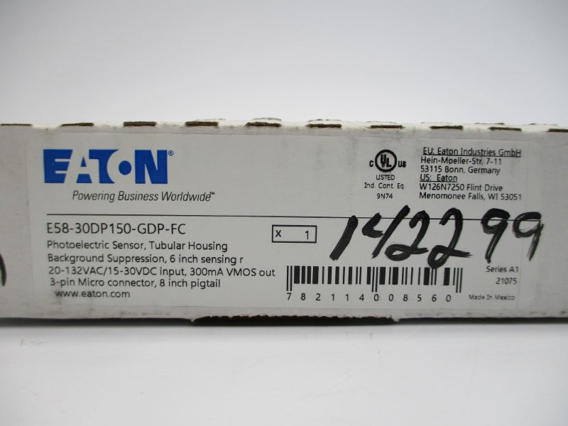 EATON E58-30DP150-GDP-FC SER. A1 20-132VAC NSMP