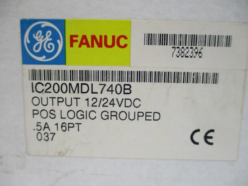FANUC IC200MDL740B 12/24VDC .5A NSFS