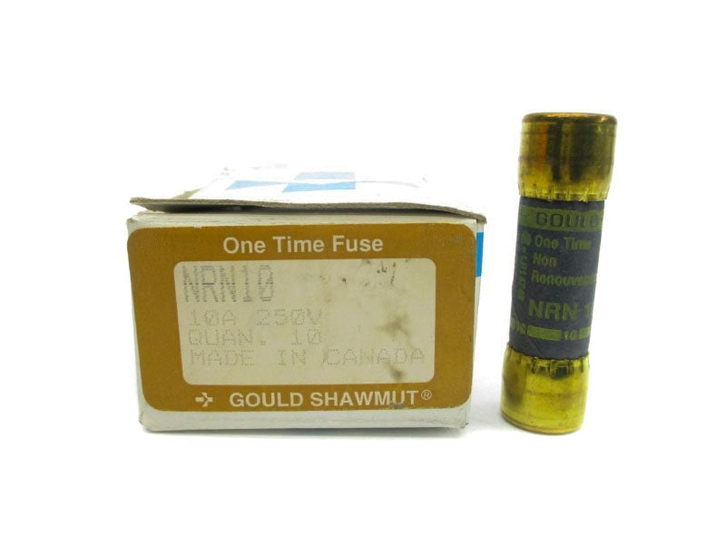 GOULD SHAWMUT NRN10 250V 10A (PKG OF 10) NSMP
