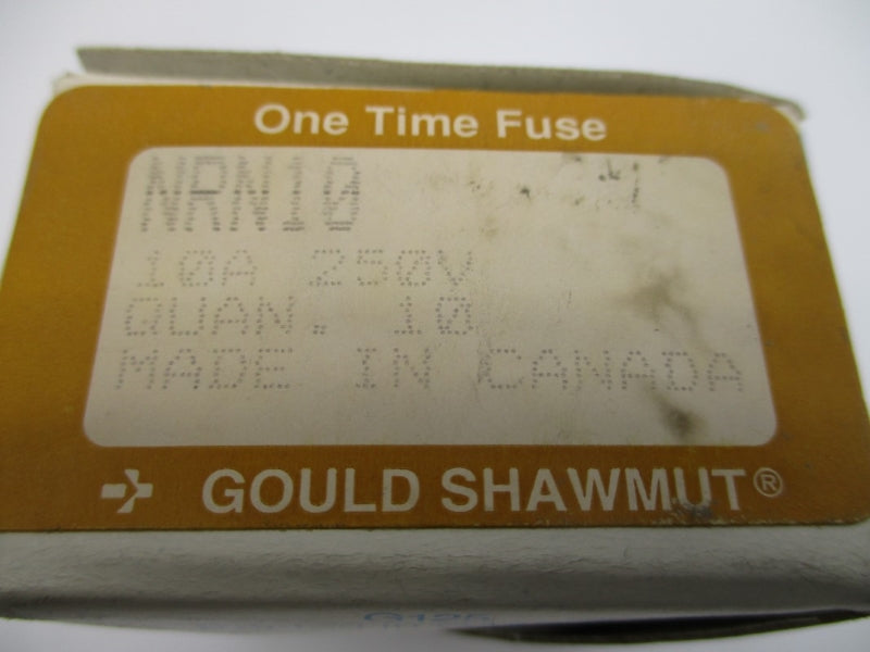 GOULD SHAWMUT NRN10 250V 10A (PKG OF 10) NSMP