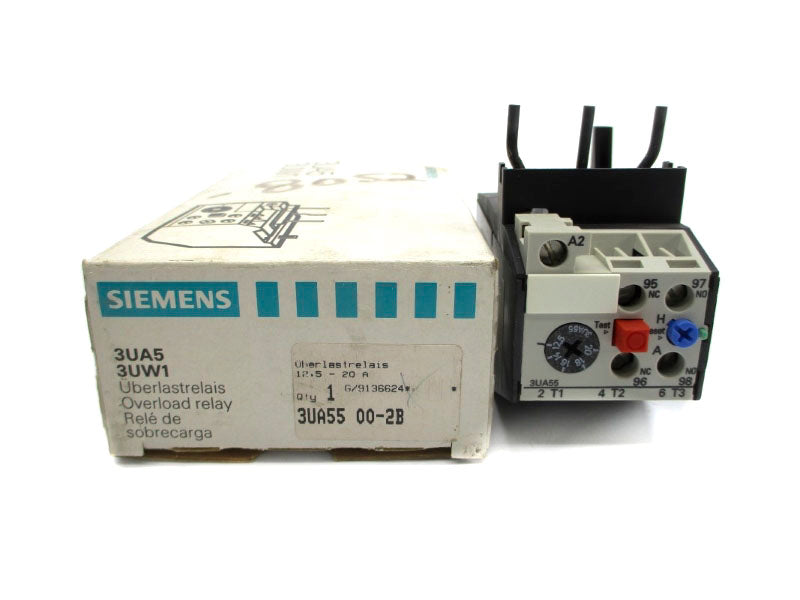 SIEMENS 3UA5500-2B 600VAC 12.5-20A NSMP