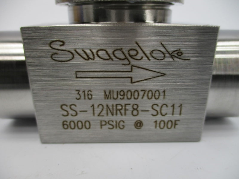 SWAGELOK SS-12NRF8-SC11 6000PSI NSMP
