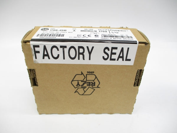 ALLEN BRADLEY 1769-IQ16 SER. A F/W 3.1 24VDC DATE: 2015 NSFS